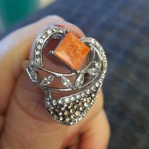 Pink Brown Sandstone, Stimulated Diamonds, Austral